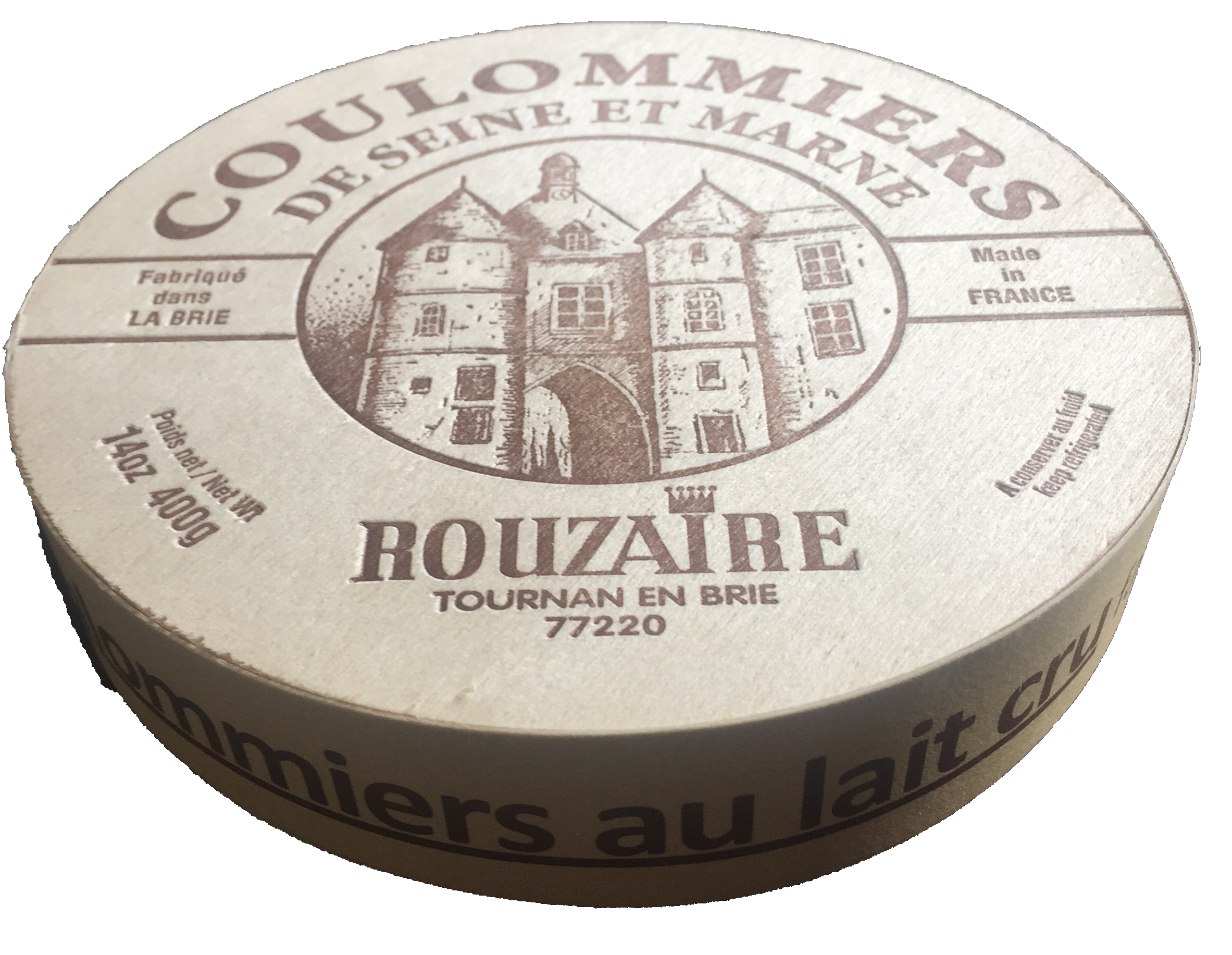 COULOMMIERS LAIT CRU 400GR